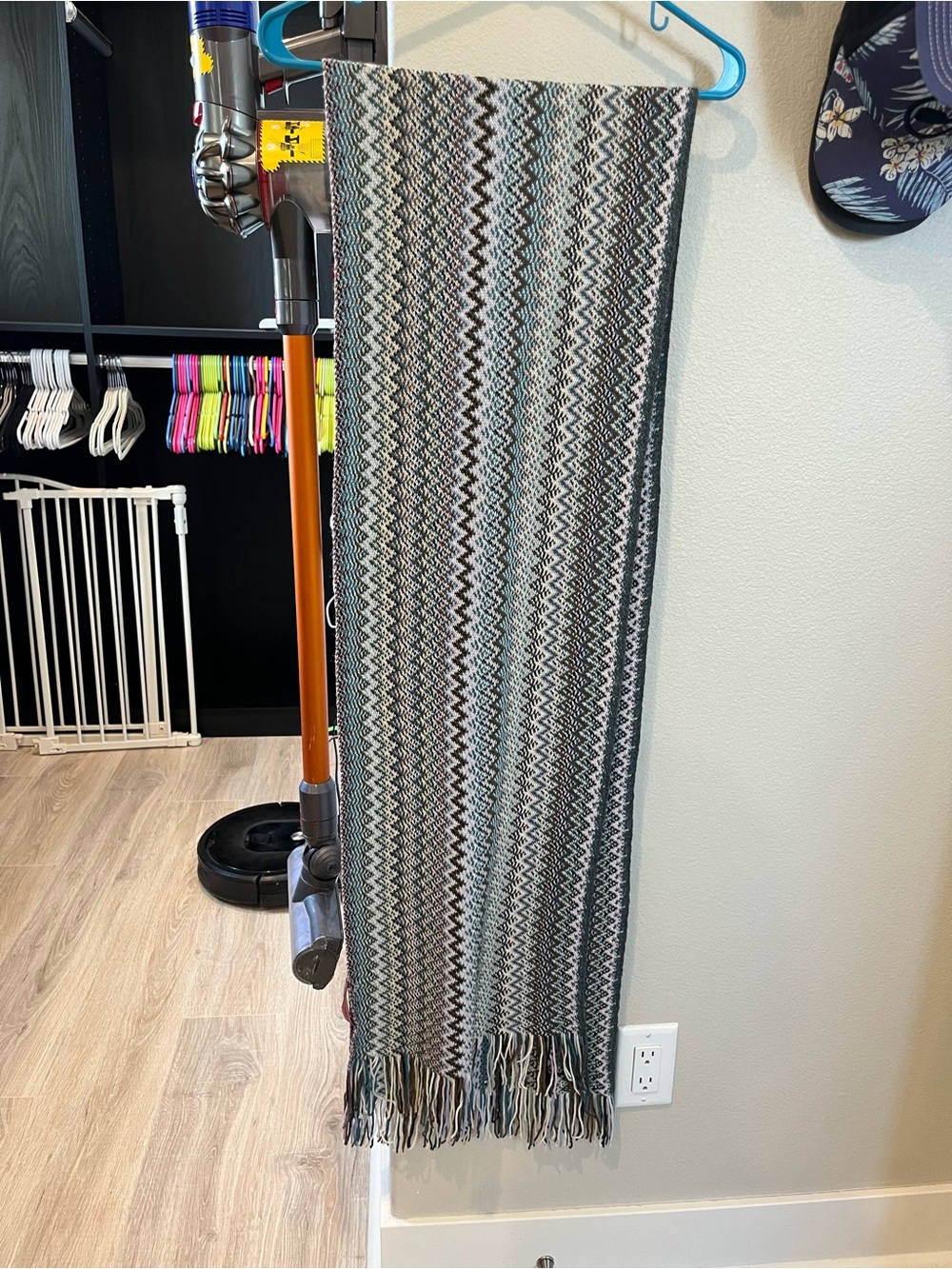 Missoni Zigzag Fringe wool scarf
